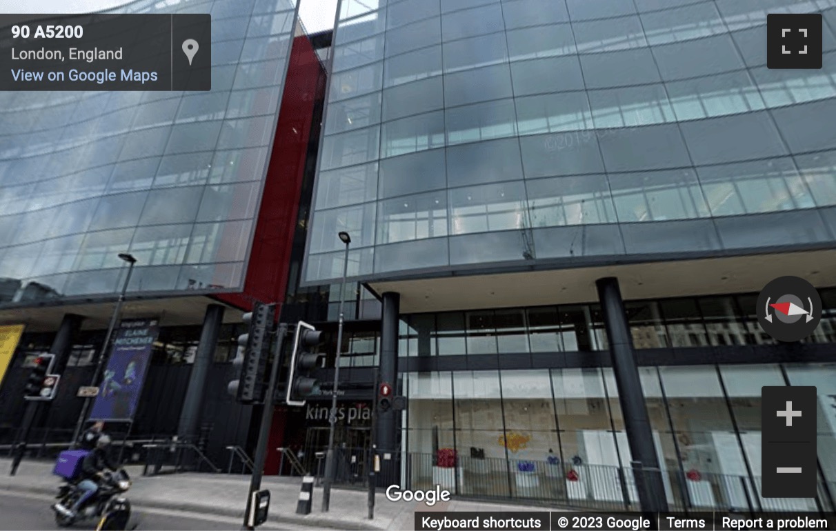 Street View image of Kings Place, 90 York Way, London, London Borough of Islington