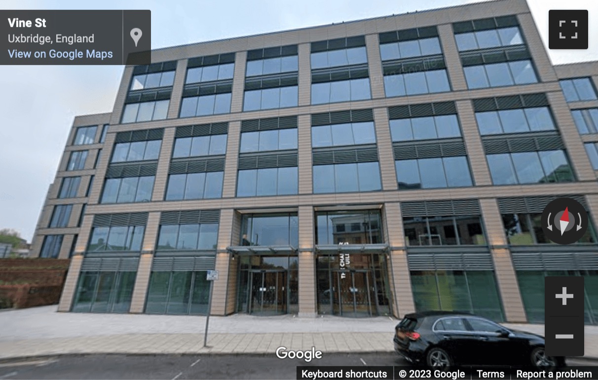 Street View image of The Charter Building, Charter Place, Uxbridge, London Borough of Hillingdon