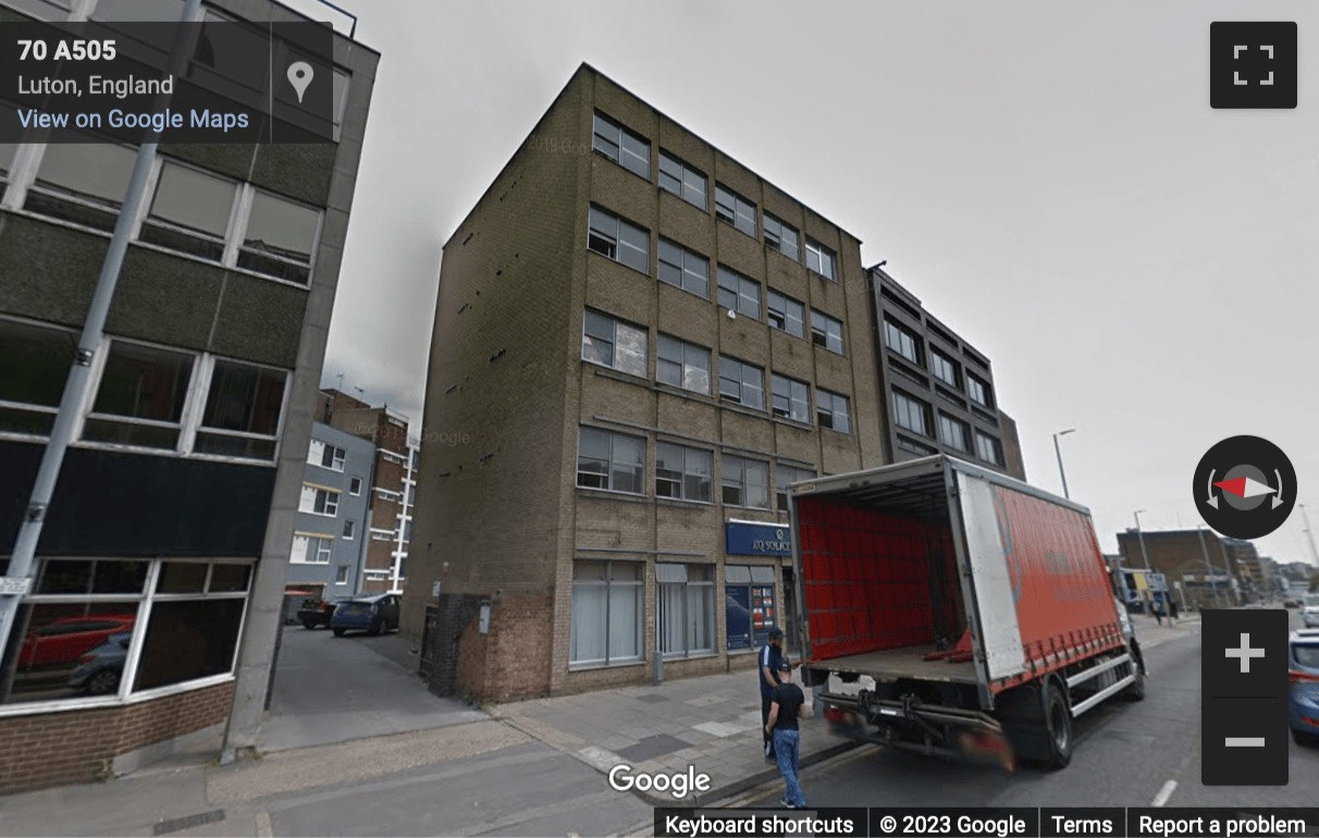 Street View image of 68-72 Stuart Street, Luton, Bedfordshire