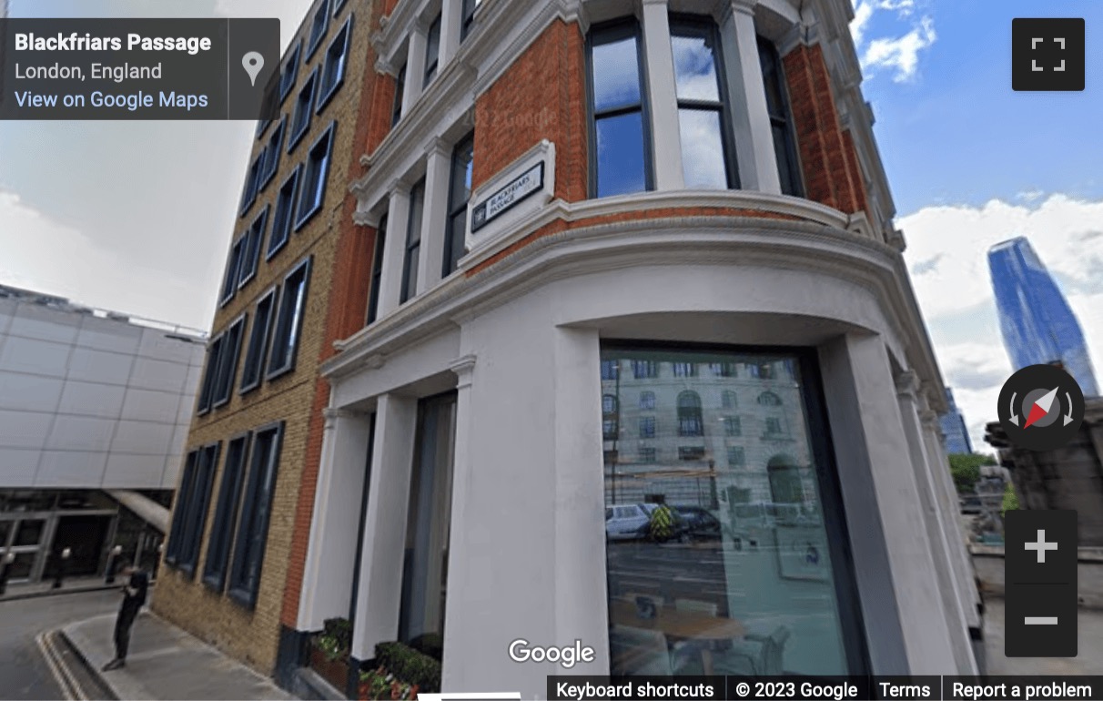 Street View image of 181 Queen Victoria Street, London