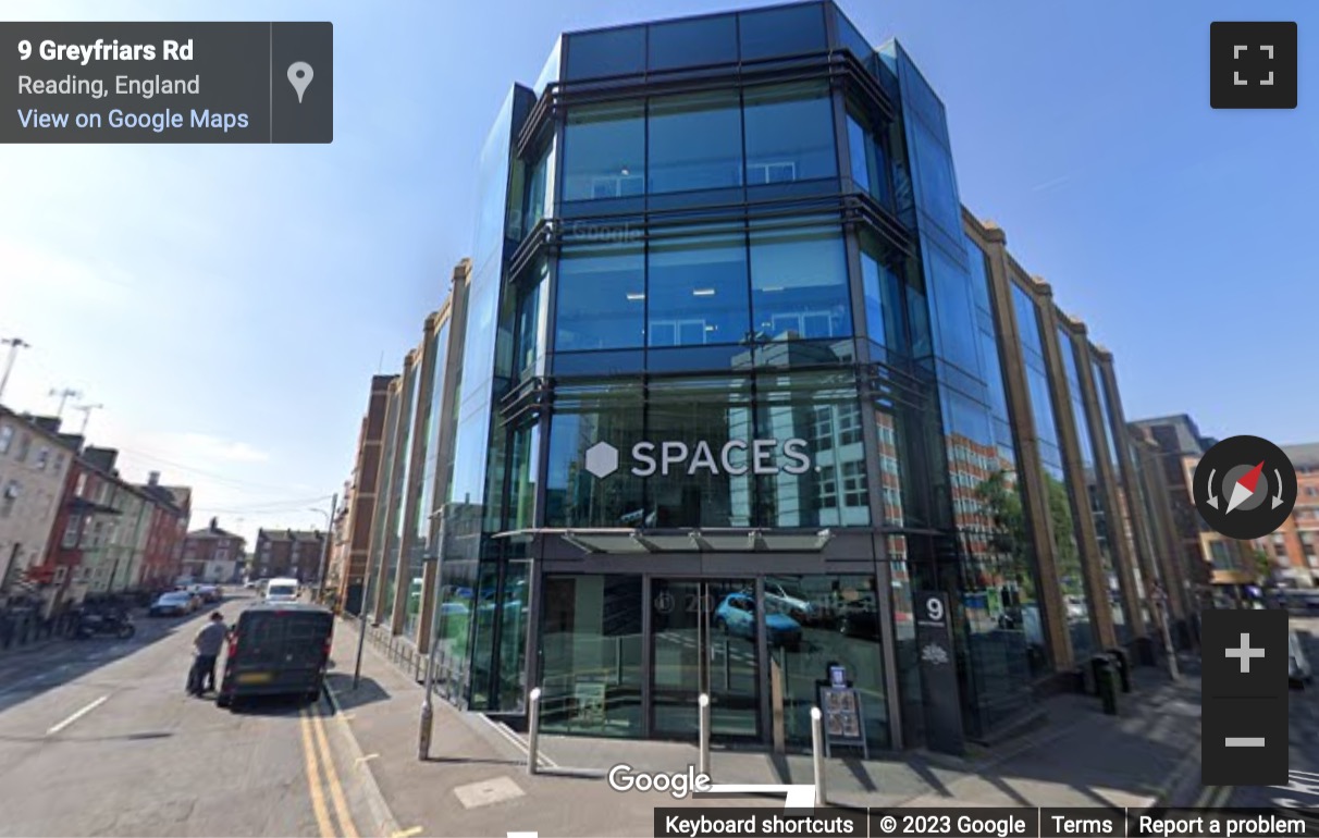 Street View image of 9 Greyfriars Road, Reading, Berkshire