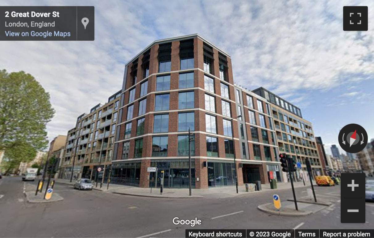 Street View image of 180 Borough High St, London, London Borough of Southwark