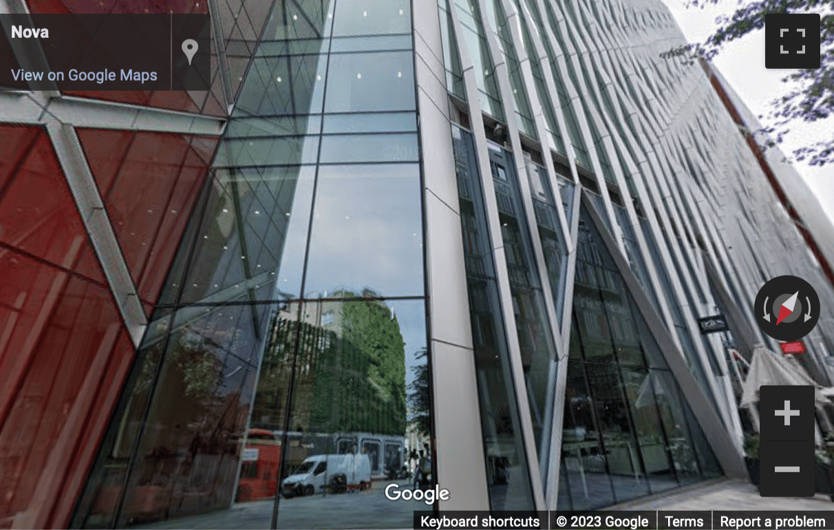 Street View image of Nova North, 79 Buckingham Palace Road, Victoria, London, City of Westminster