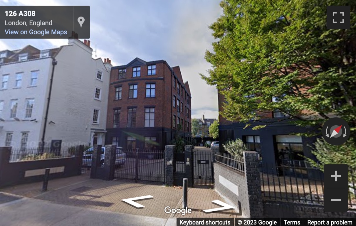 Street View image of 126 New King’s Road, Fulham