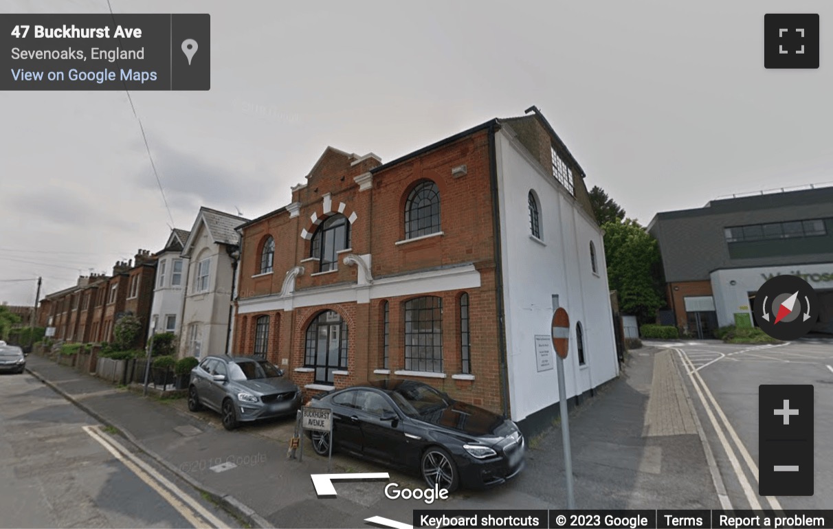 Street View image of 1 Webbs Court, Buckhurst Avenue, Sevenoaks, Kent