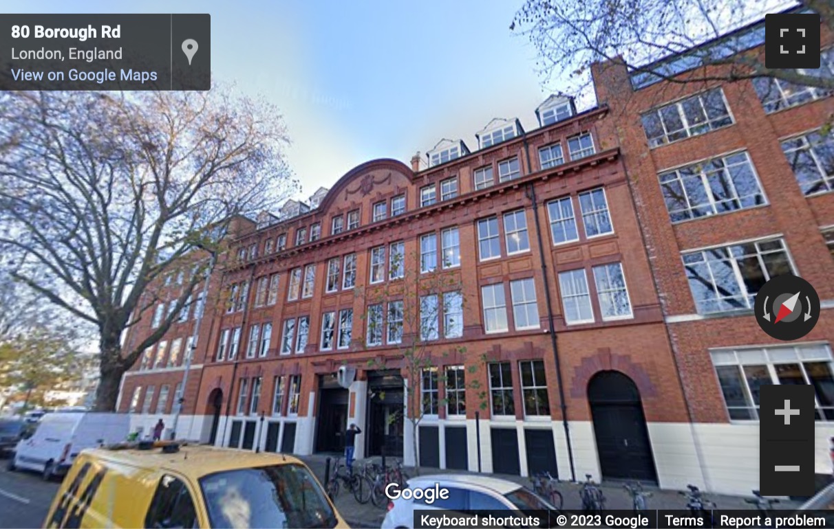 Street View image of 79 Borough Road, Southwark