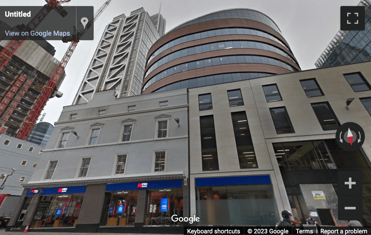 Street View image of 34-37 Liverpool Street, London, City of London County