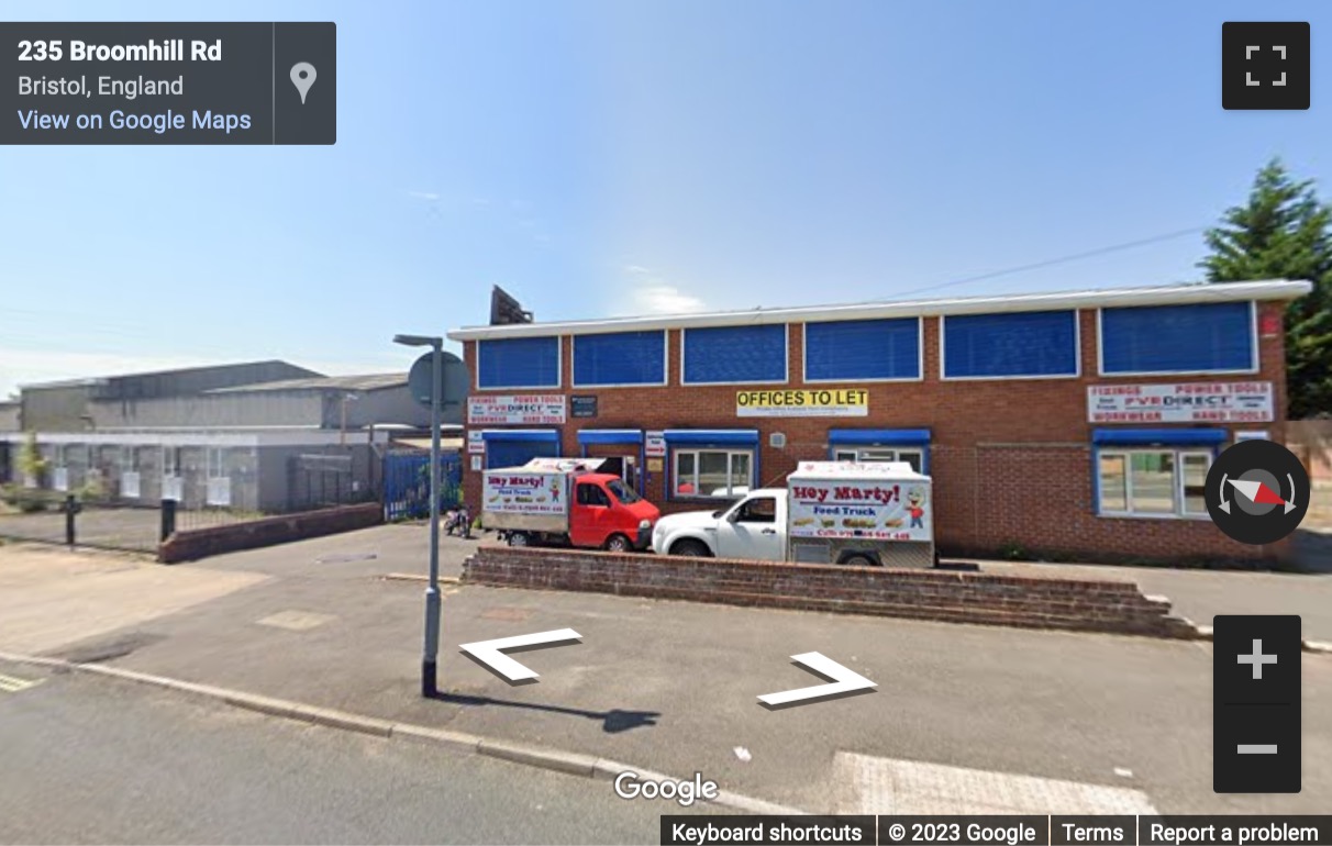 Street View image of 196 Broomhill Road, Brislington, Bristol