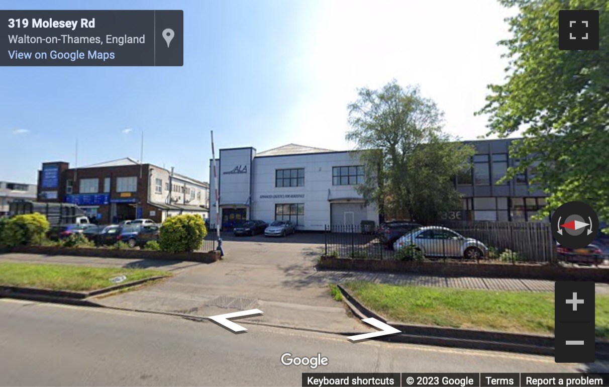 Street View image of Alfa House, Molesey Road, Walton-on-Thames, Surrey