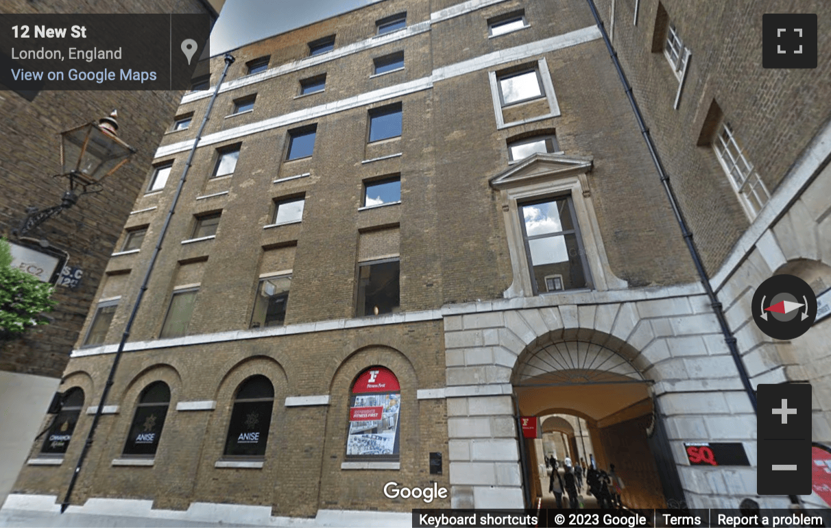 Street View image of 8 Devonshire Square, London