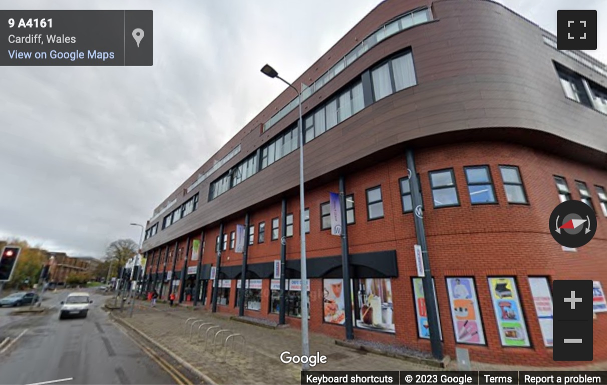 Street View image of Wellington House, Wellington Street, Cardiff