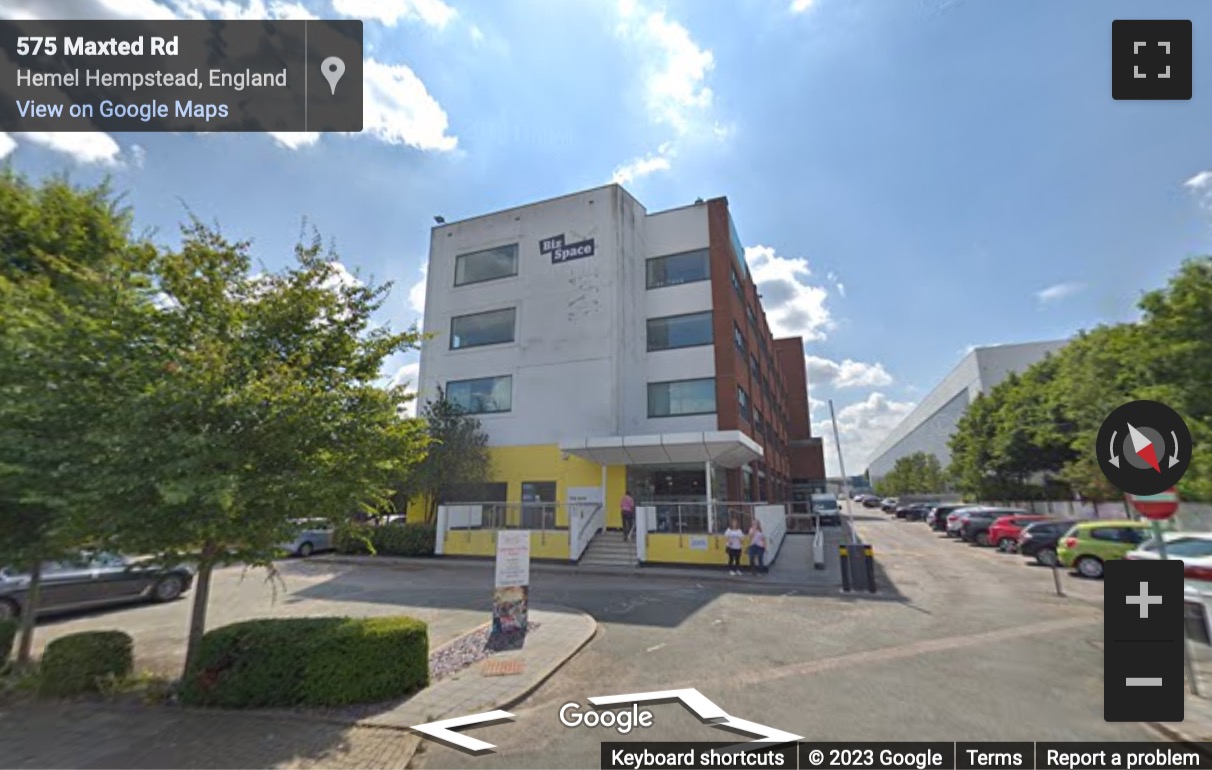 Street View image of 575-599 Maxted Road, Hemel Hempstead, Hertfordshire