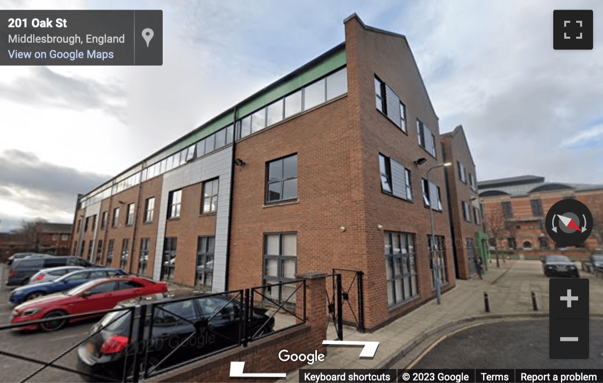 Street View image of Cleveland Business Centre, Oak Street, Middlesbrough