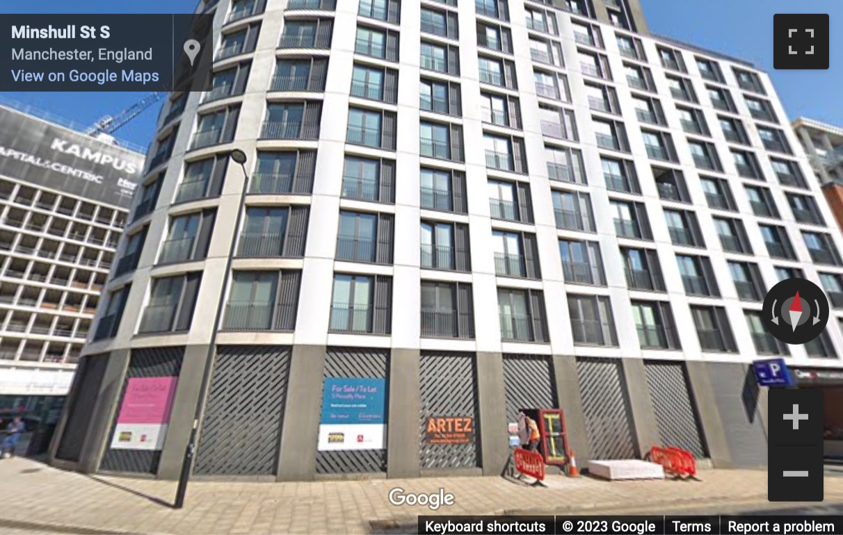 Street View image of Colony Coworking Piccadilly, 5 Piccadilly Place, Manchester