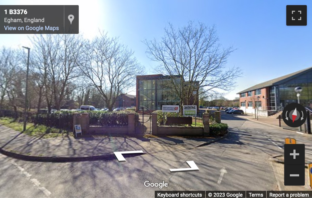 Street View image of 1 Meadlake Place, Egham, Surrey