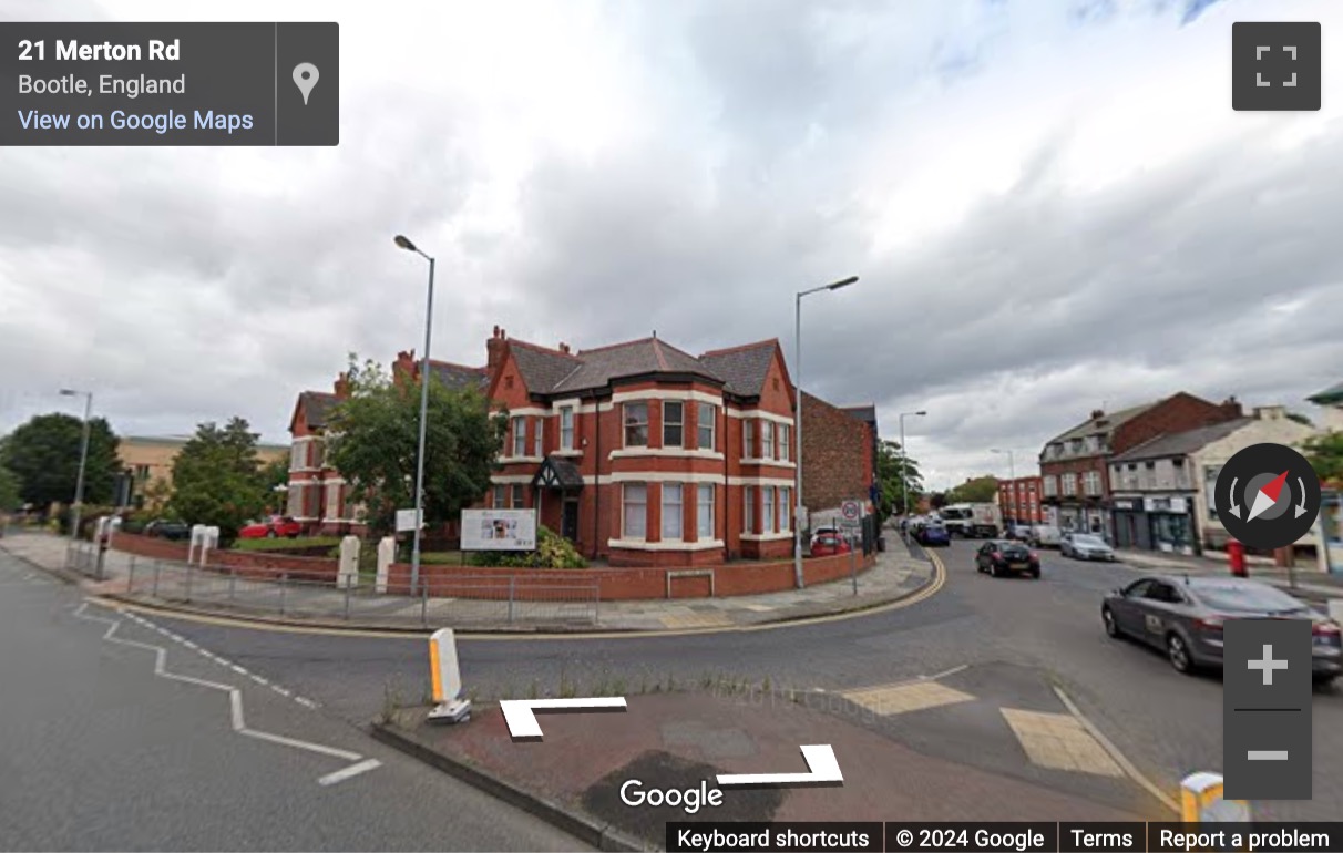 Street View image of 21 Merton Road, Bootle