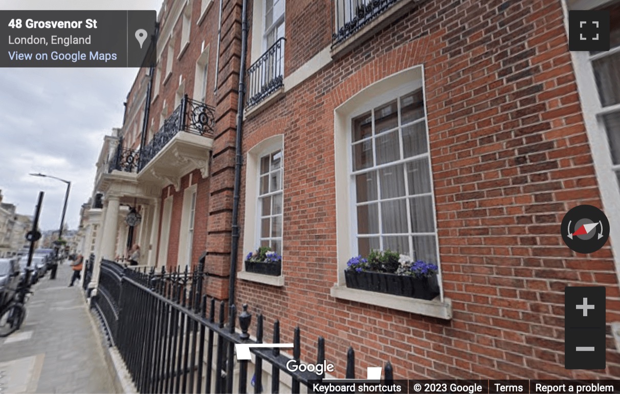 Street View image of 49 Grosvenor Street, Mayfair