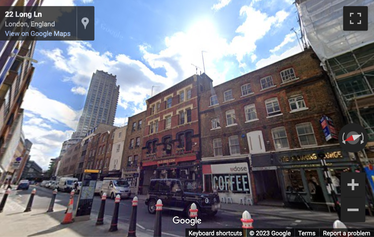 Street View image of 69-70 Long Lane, City of London