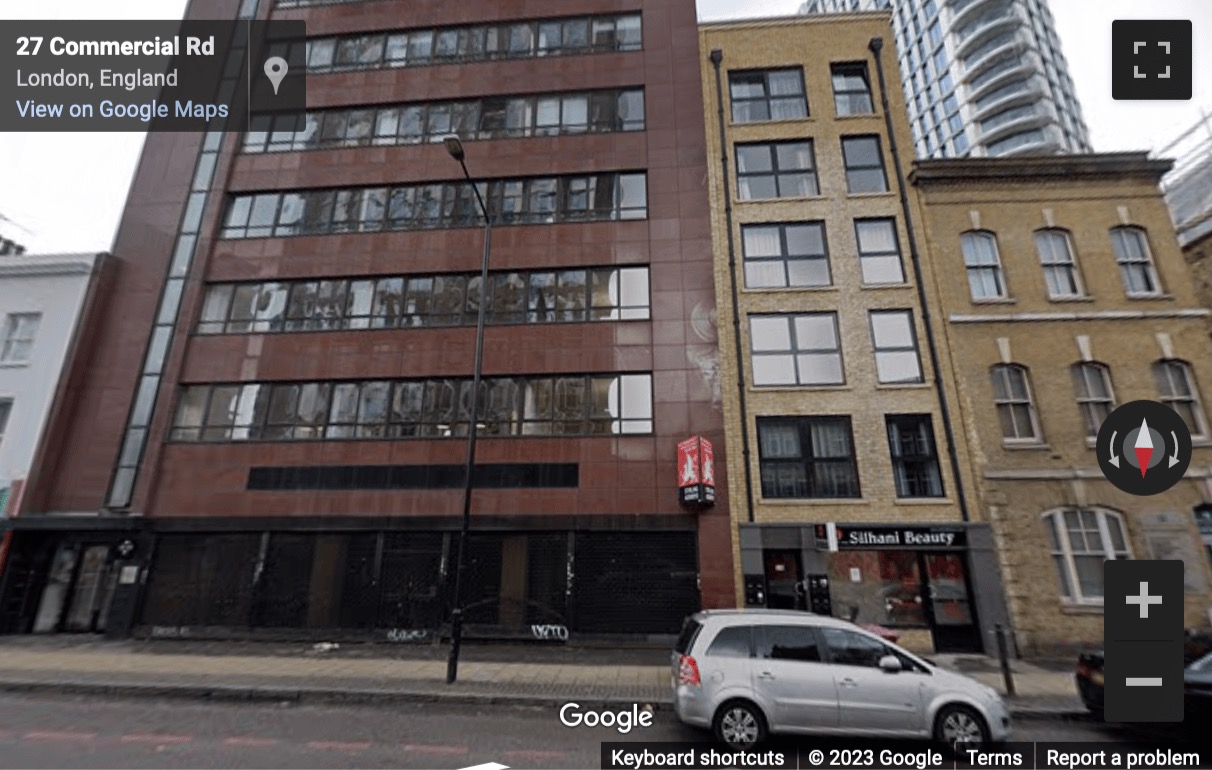 Street View image of 36a Commercial Road, Aldgate