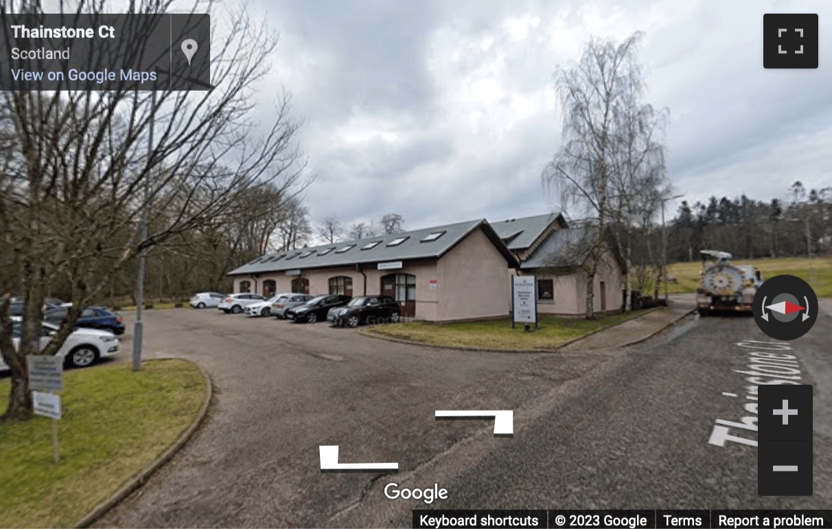 Street View image of Thainstone Business Centre, Thainstone, Inverurie, Aberdeenshire