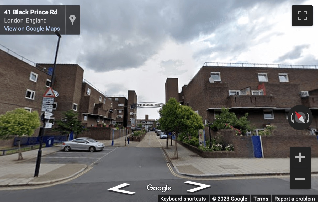 Street View image of Black Prince Community Hub, 5 Beaufoy Walk, Lambeth