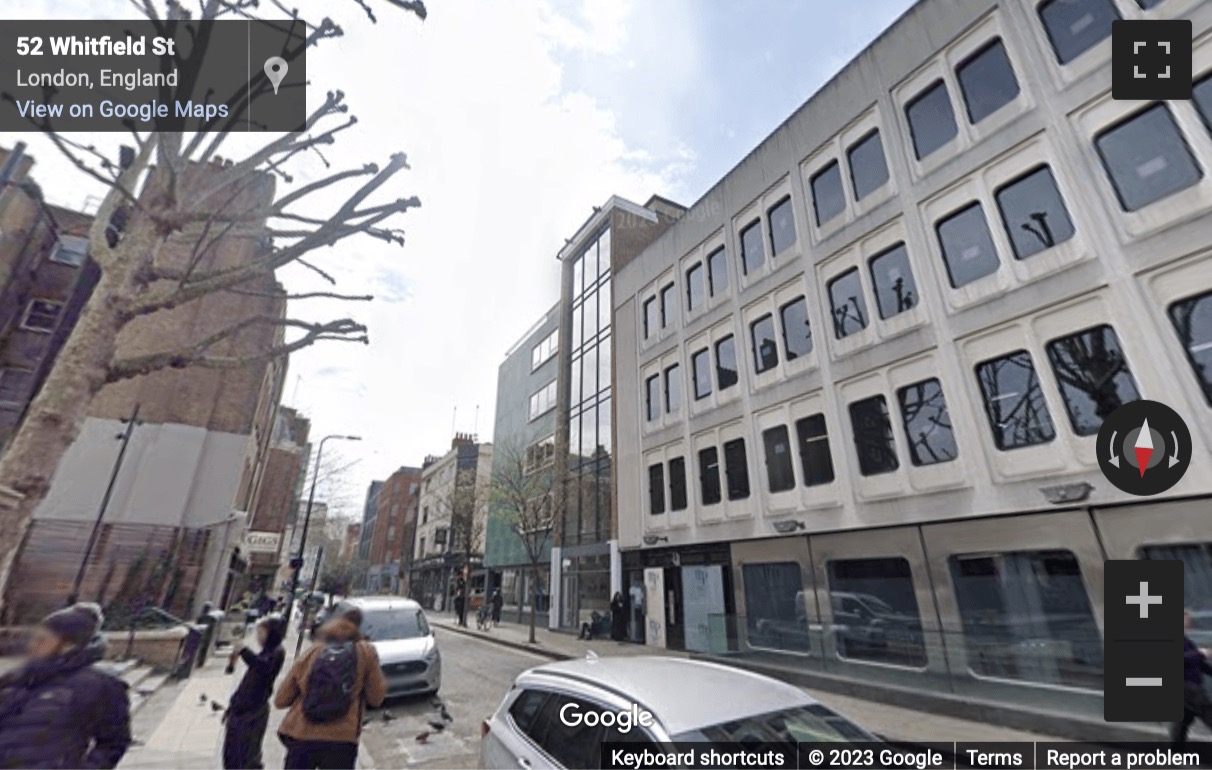 Street View image of Floor 2, 45 Whitfield Street, Fitzrovia