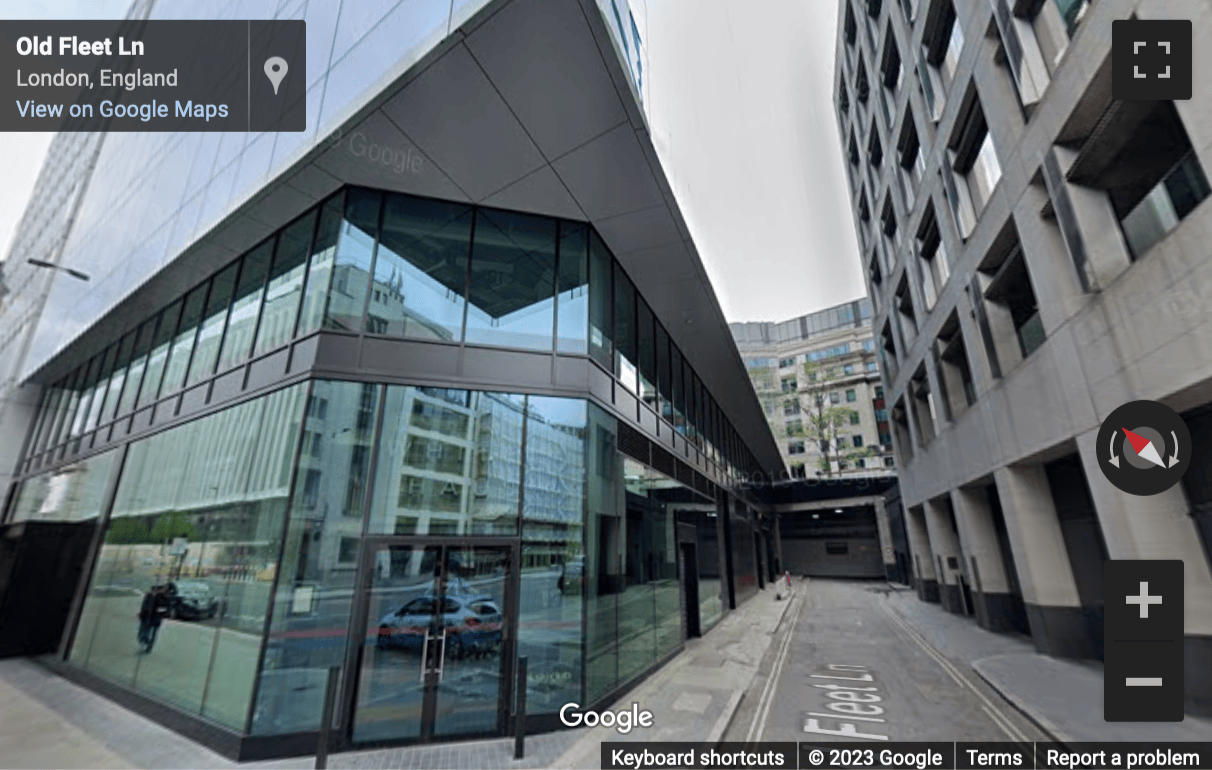 Street View image of 20 Farringdon Street, London