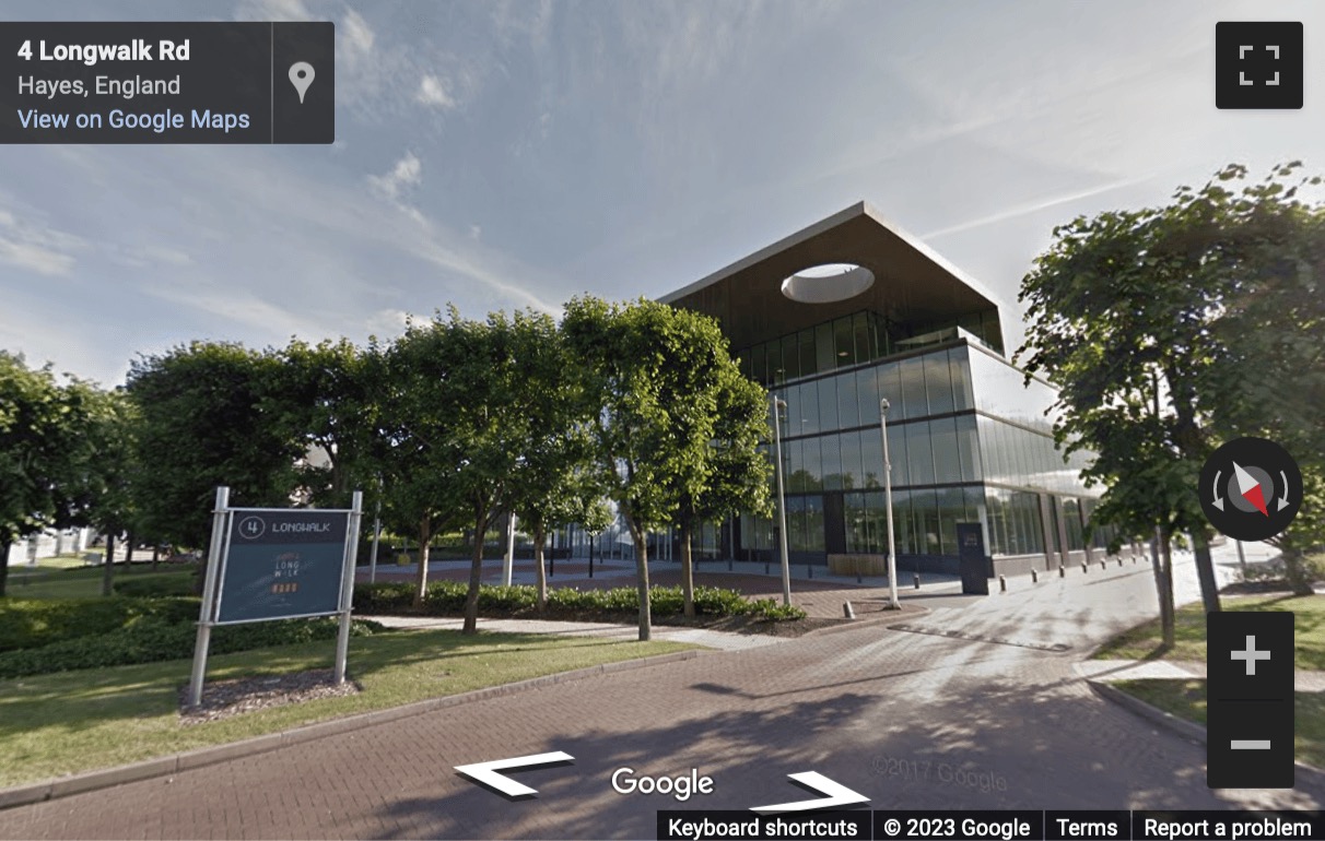 Street View image of 4 Longwalk, Stockley Park, Hayes