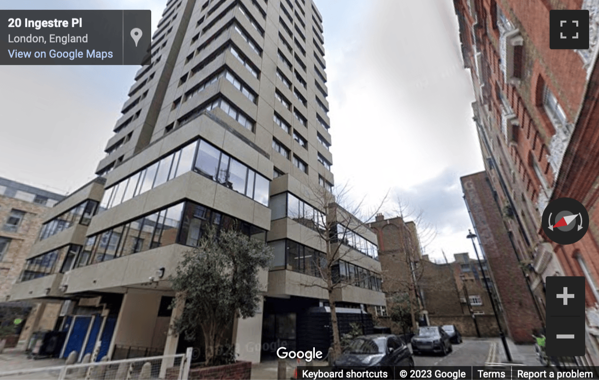 Street View image of 44 Ingestre Place, Ingestre Court, Westminster