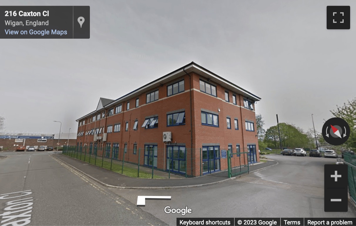 Street View image of Atlas House, Caxton Close, Wigan