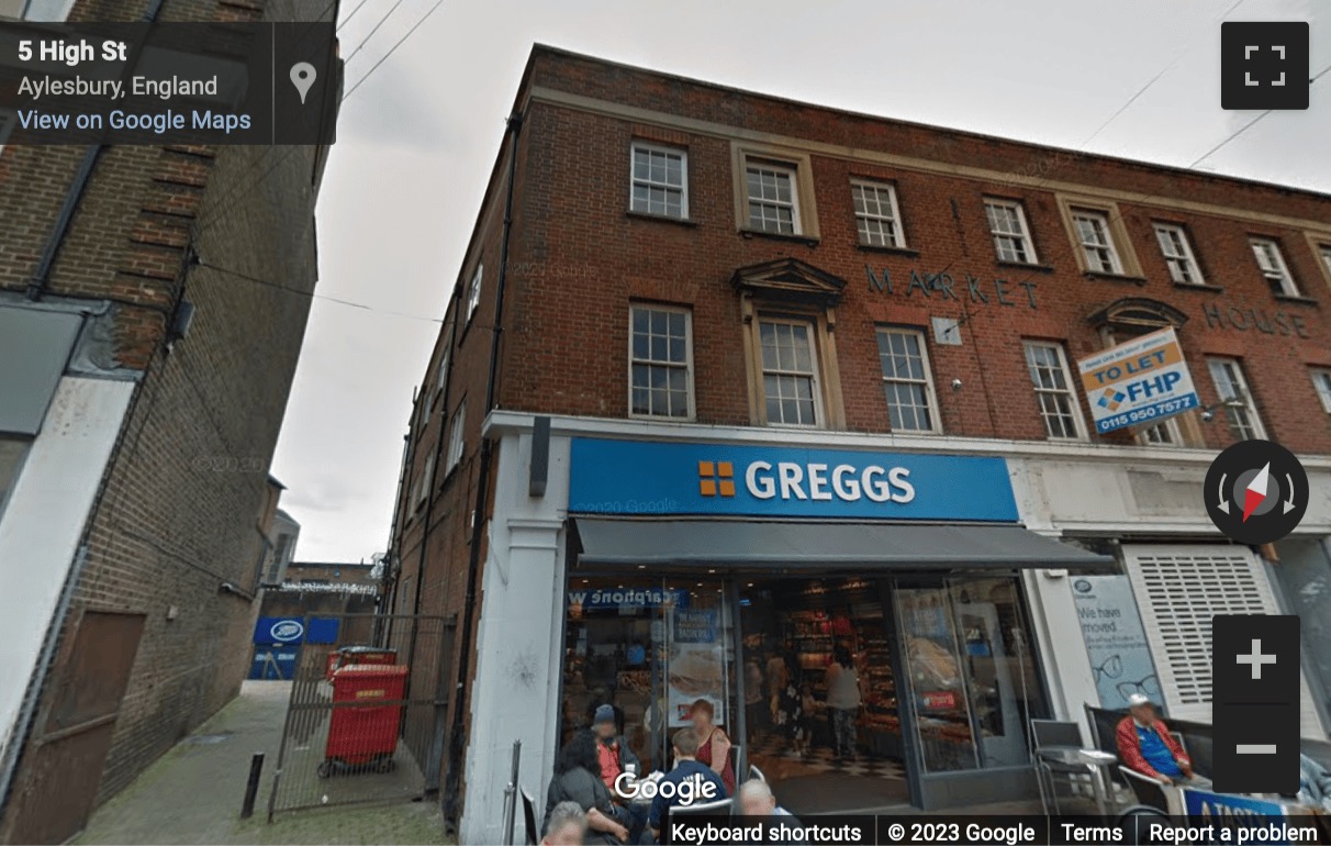 Street View image of Market House, Market Square, Aylesbury