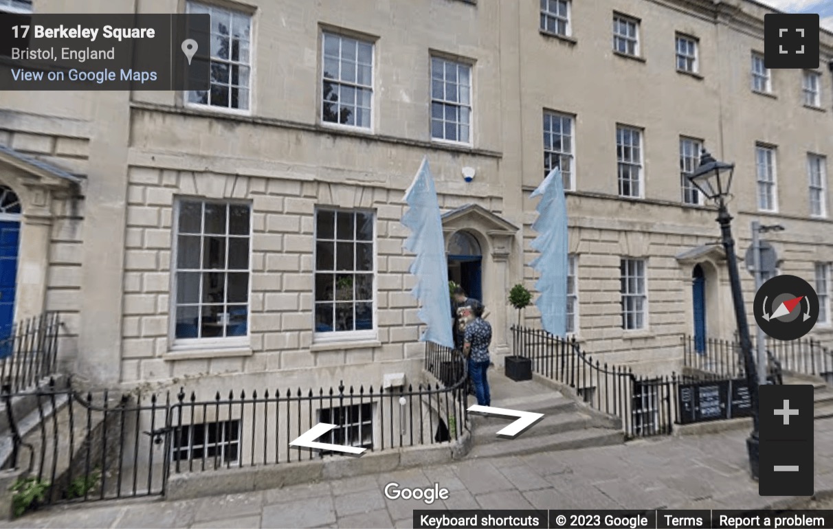 Street View image of 17-18 Berkeley Square, Clifton