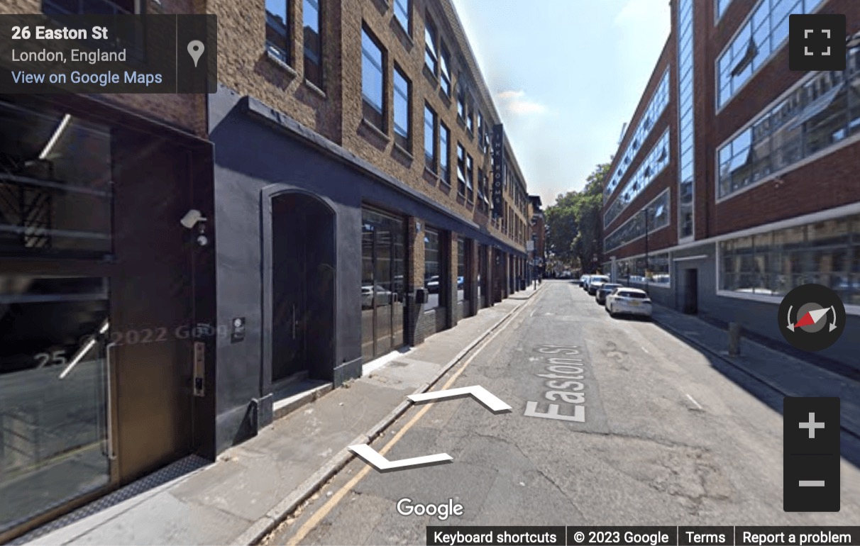 Street View image of Ink Rooms, 25-37 Easton Street, Clerkenwell