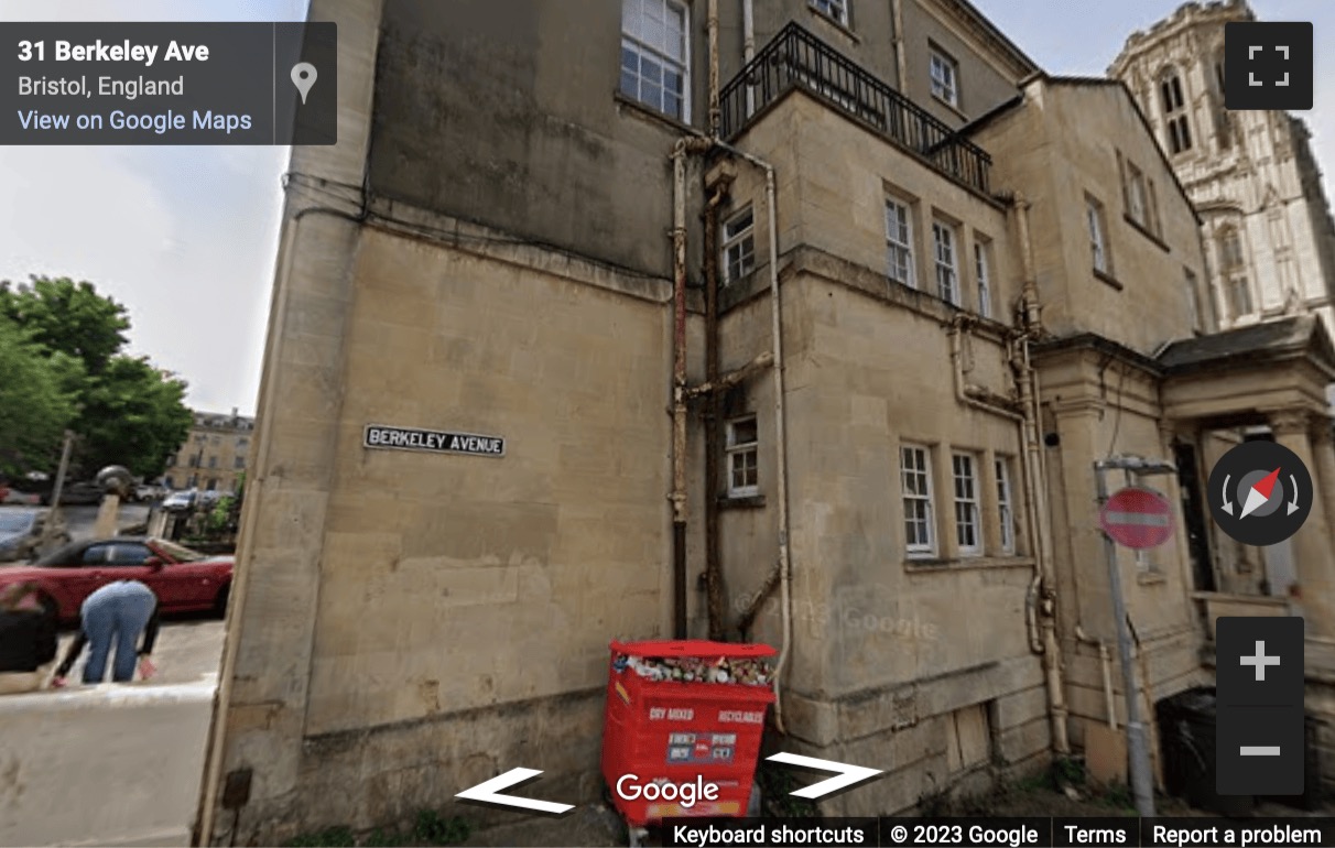 Street View image of 31 Berkeley Square, Bristol