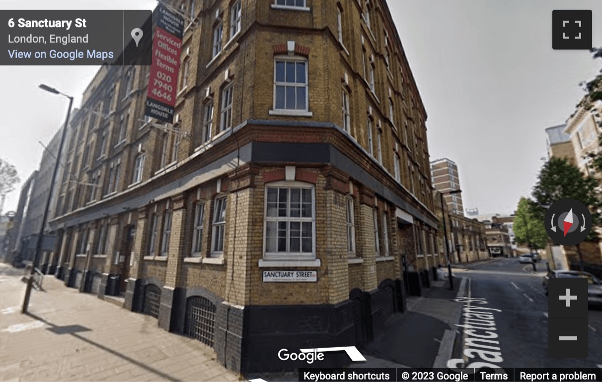 Street View image of Langdale House, 11 Marshalsea Road, Southwark