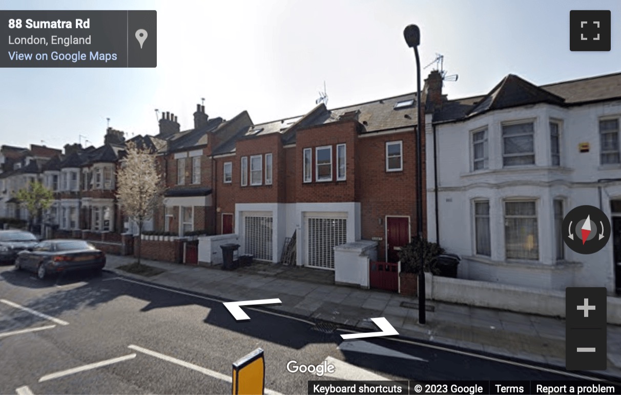 Street View image of 105 Sumatra road, Camden, NW6