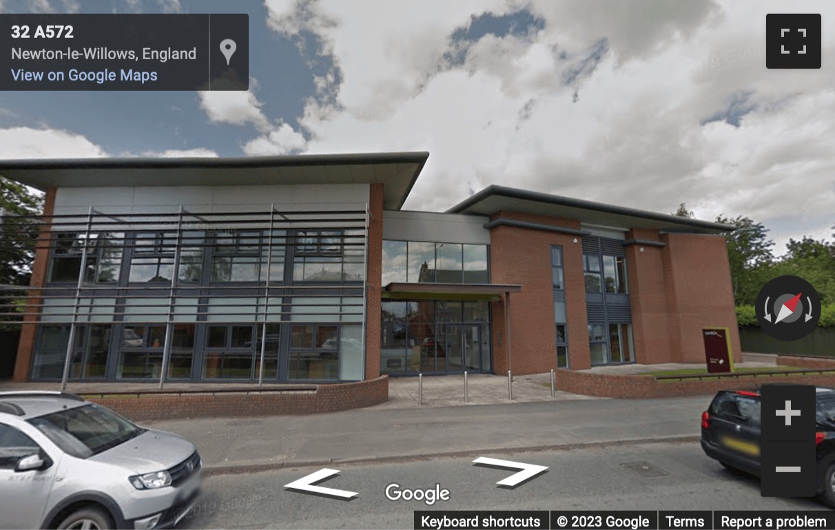 Street View image of Centrix House, Crow Lane East, Newton-Le-Willows