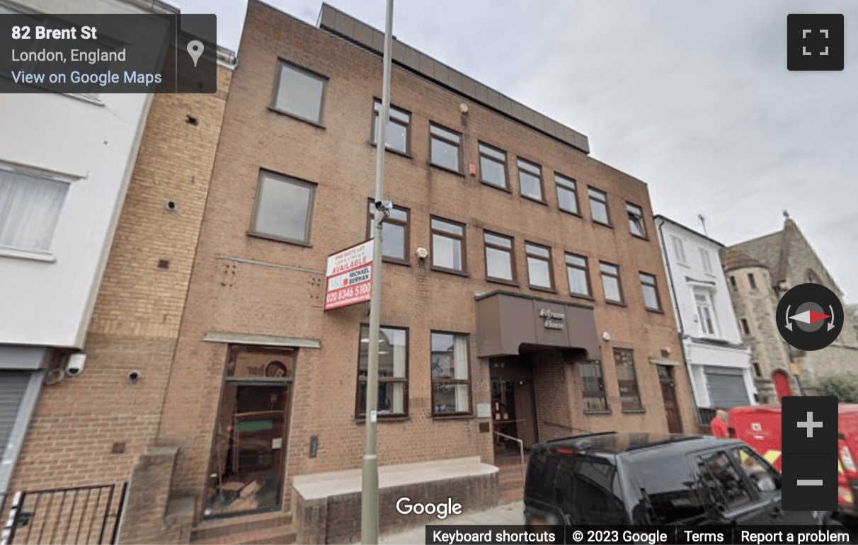 Street View image of Framework, Foframe House, 35-37 Brent Street, London NW4 2EF