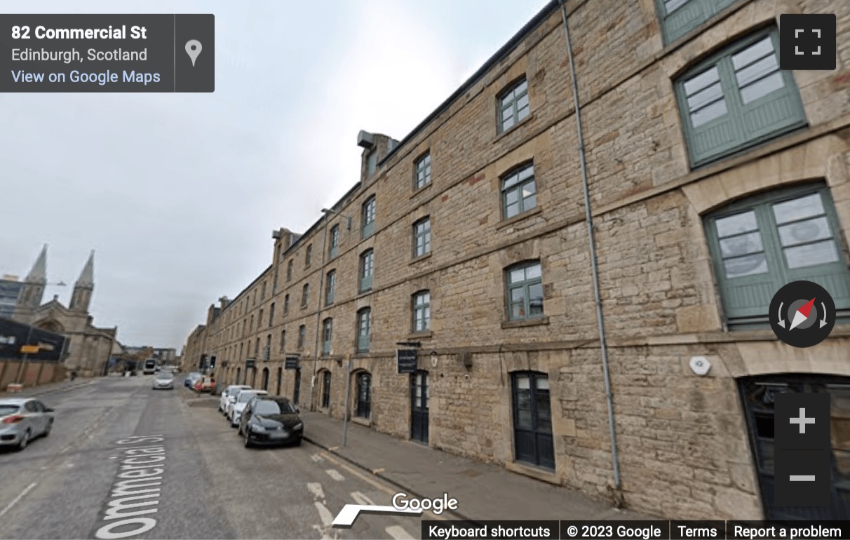 Street View image of 84 Commercial St, Edinburgh