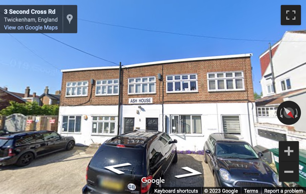 Street View image of 8 Second Cross Road, Twickenham, Richmond upon Thames