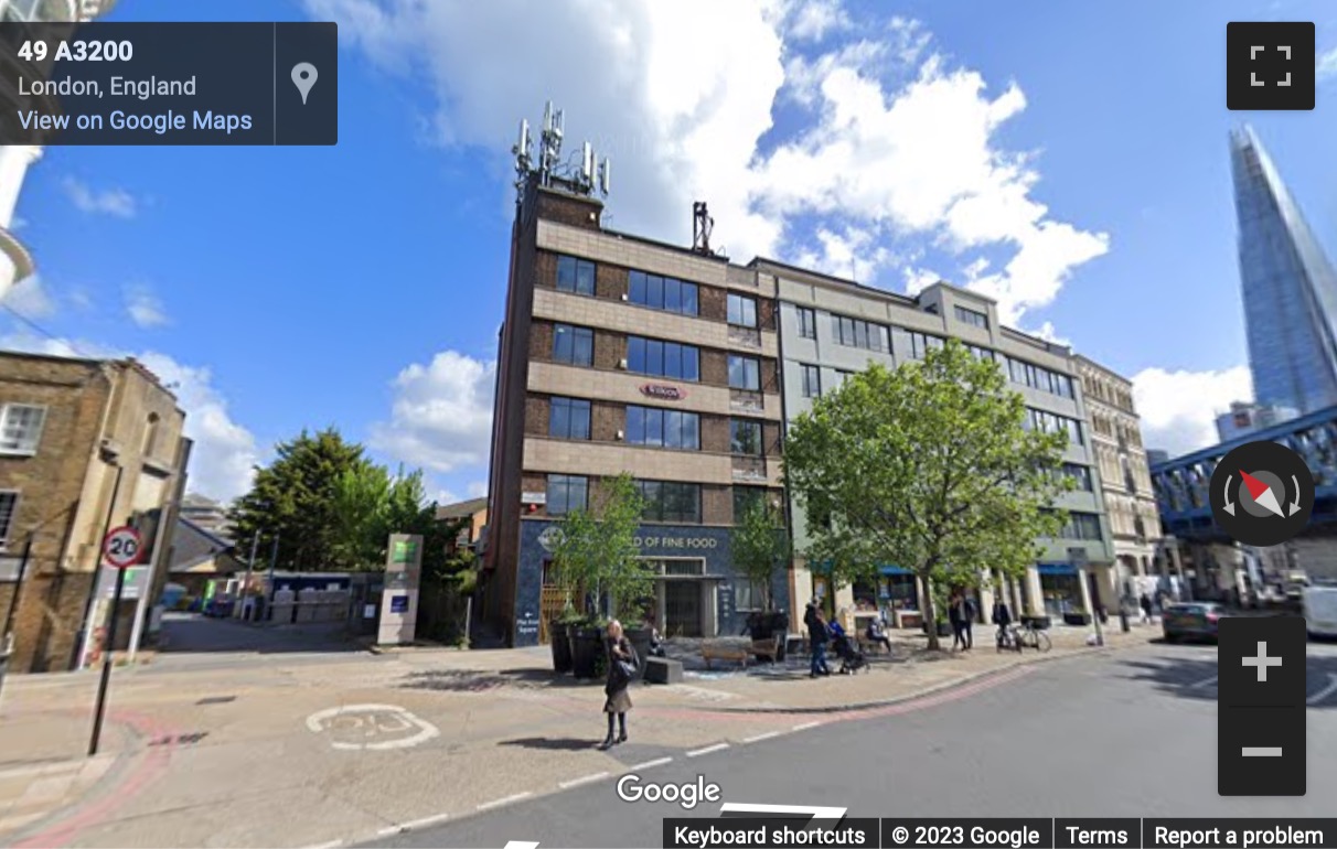 Street View image of 42 Southwark Street, London