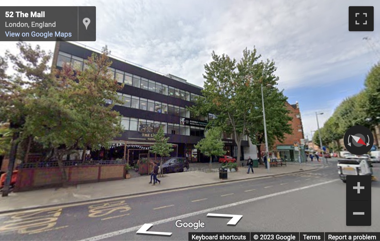 Street View image of Saunders House, 52-53 The Mall, Ealing, London