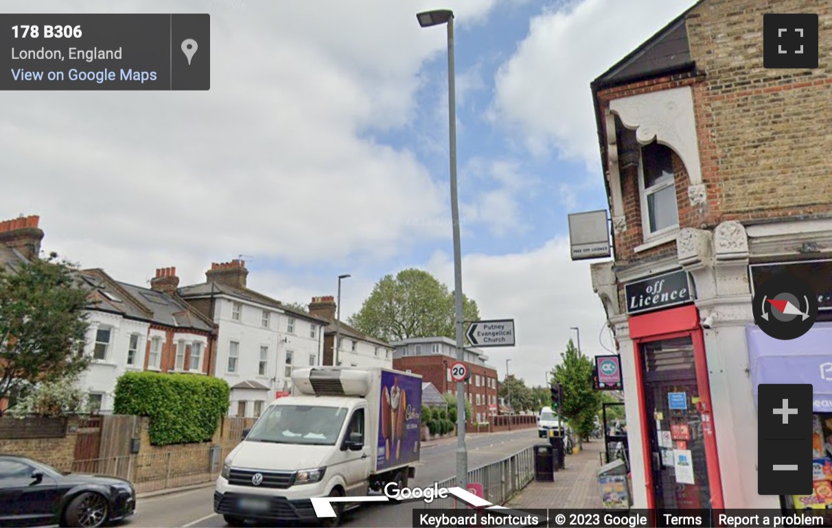 Street View image of Sadlers House, 180 Lower Richmond Road, London, Wandsworth