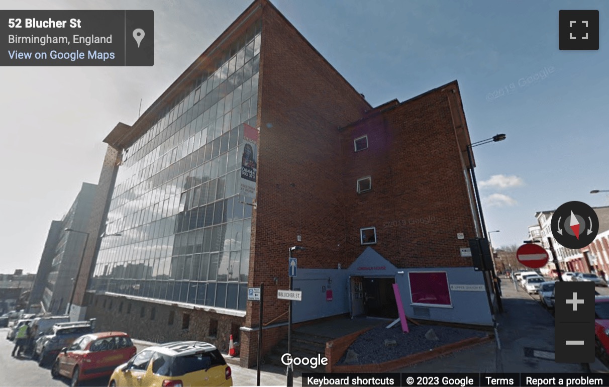 Street View image of Lonsdale House, 52 Blucher Street, Birmingham