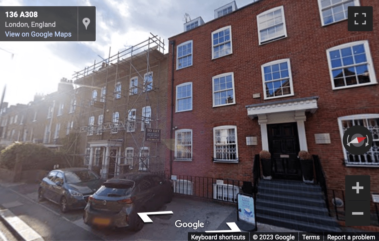 Street View image of 136-144 New Kings Road, Fulham, Central London, SW6, UK