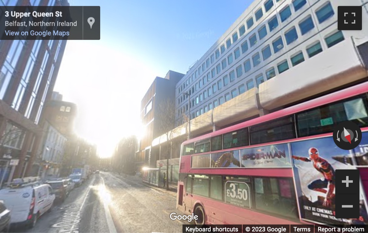 Street View image of Eagle Star House, 5-7 Upper Queen Street, Belfast