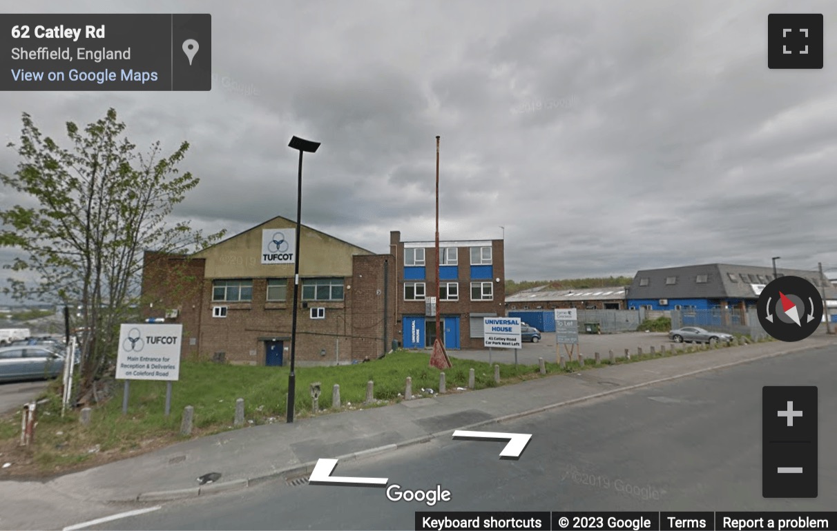 Street View image of Universal House, 41 Catley Road, Sheffield, South Yorkshire