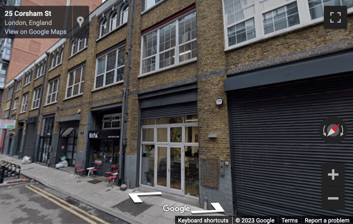 Street View image of 27 Corsham St, Hoxton, London