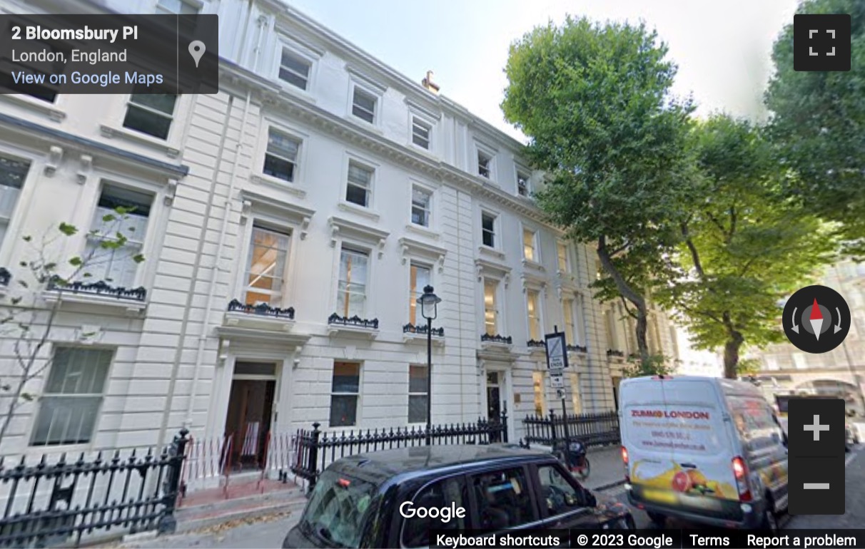 Street View image of 3 Bloomsbury Place, Holborn, London