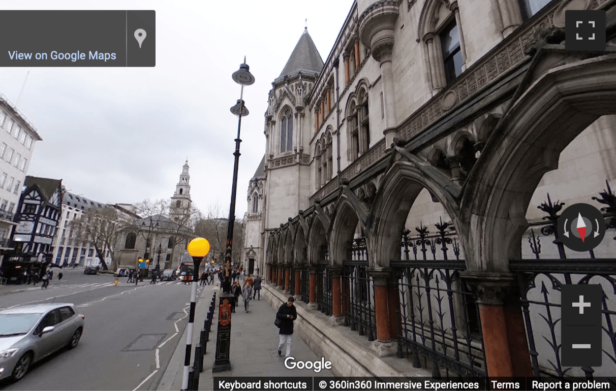 Street View image of 217, 218 Strand, London